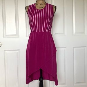 Brand new striped high low dress